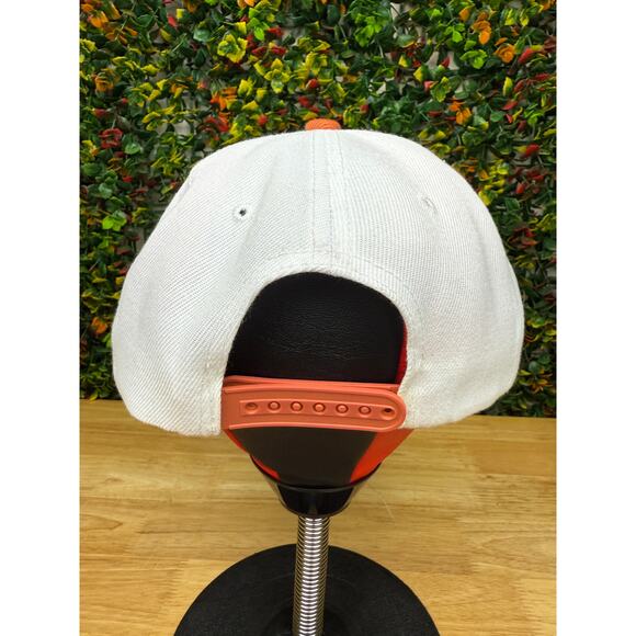 Texas Academy Fits AF Snapback Hat Cap Burnt Orange White Mens Adjustable OSFA - Picture 6 of 10